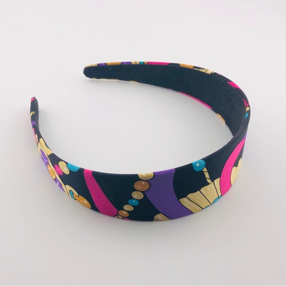 Accessories - Silk Headband, New, Handmade - Colorful Ribbon Pattern